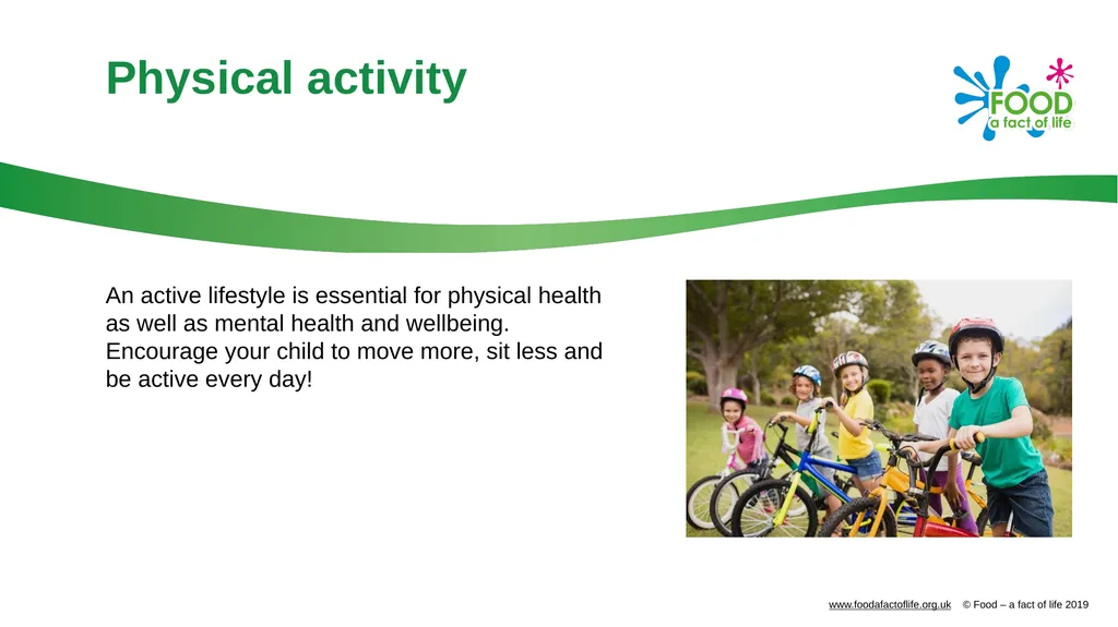 Physical activity Physical activity An active - slide 2 of 14