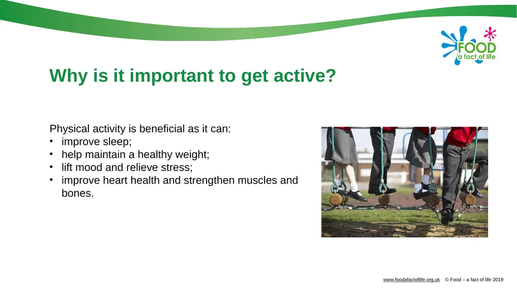 Physical activity Physical activity An active - slide 3 of 14