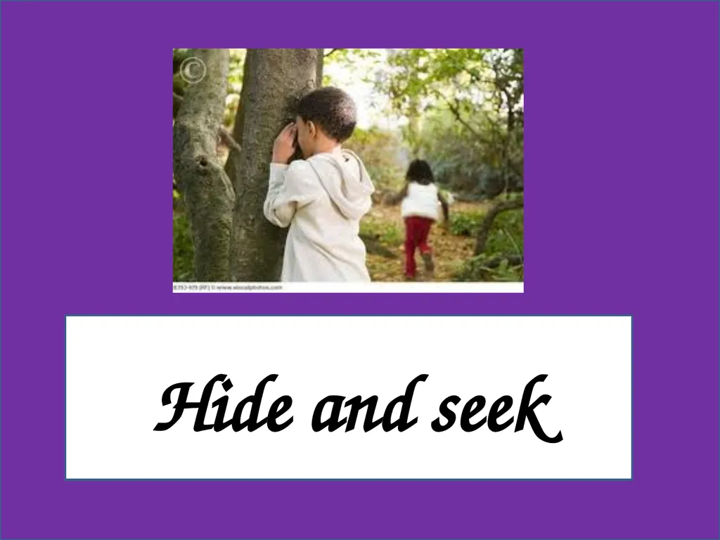 Games And Hobbies Blind man’s buff Hide and seek - slide 3 of 27