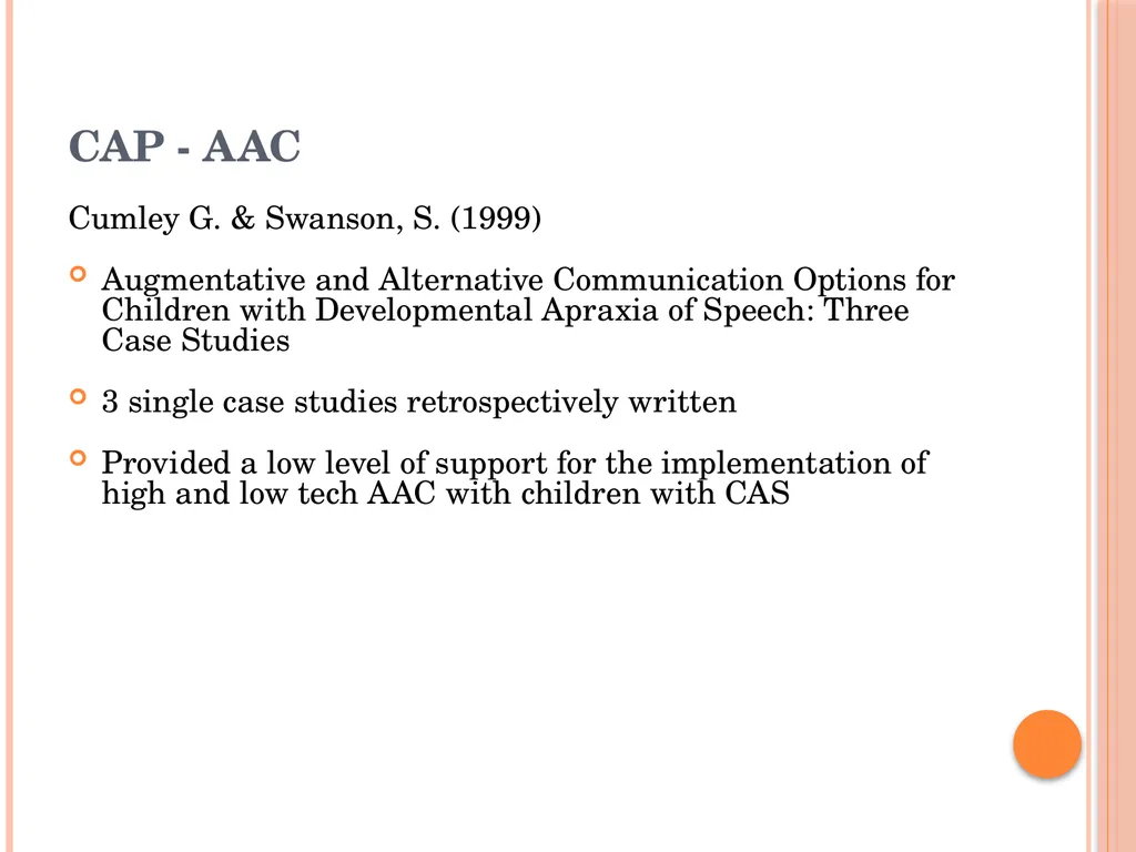 Treatment Approaches: Childhood Apraxia of Speech - slide 28 of 36