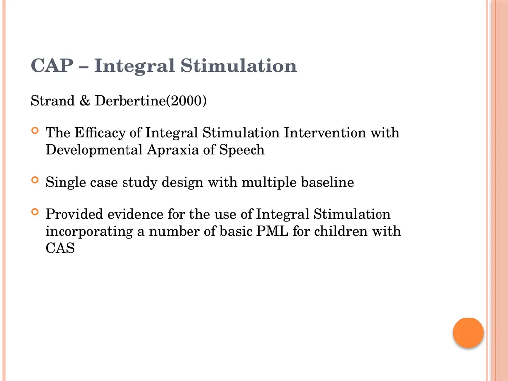 Treatment Approaches: Childhood Apraxia of Speech - slide 19 of 36