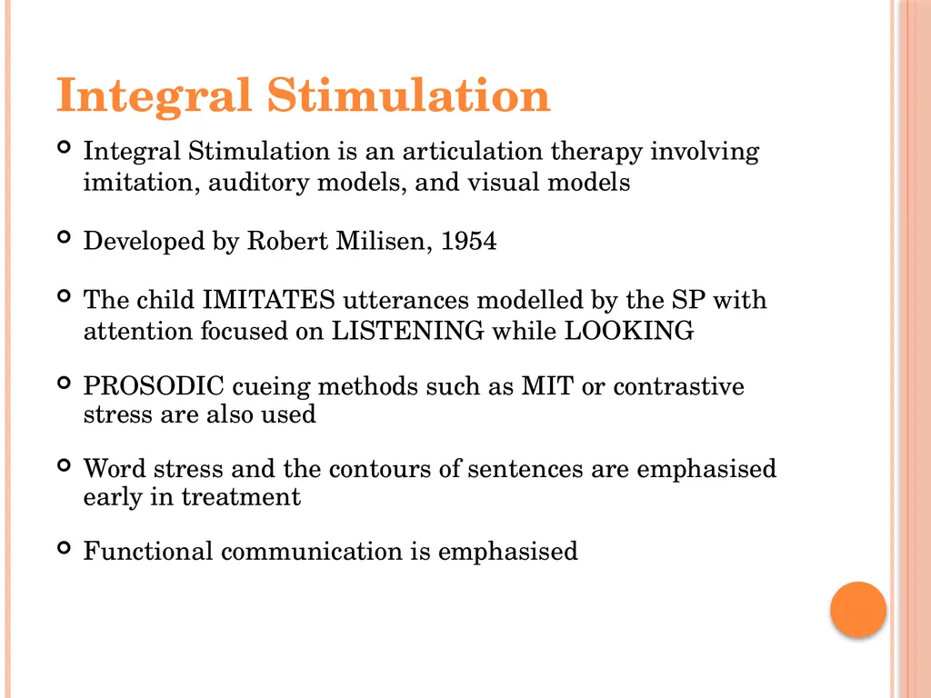 Treatment Approaches: Childhood Apraxia of Speech - slide 15 of 36