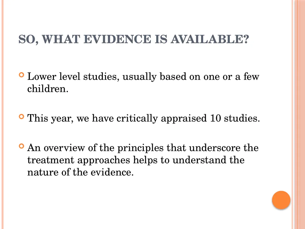 Treatment Approaches: Childhood Apraxia of Speech - slide 7 of 36