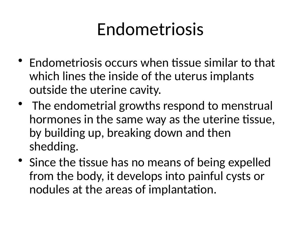 Endometriosis Dr Fulufhelo Tshivhula Specialist - slide 4 of 71