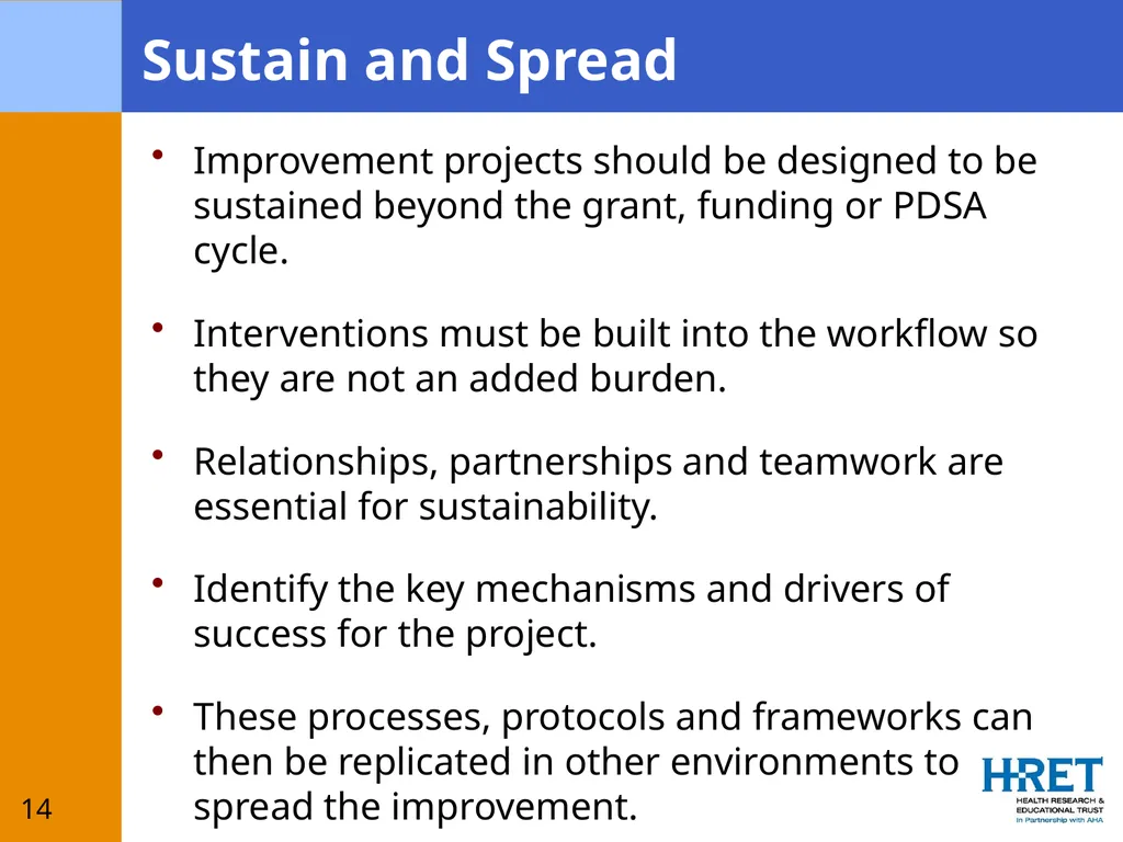 Leading Improvement Across the Continuum: Skills, - slide 15 of 18