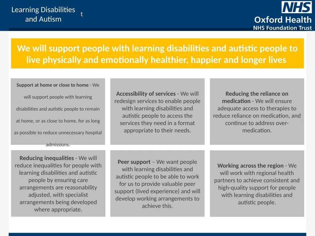 Strategic objectives Physical health We will - slide 5 of 11