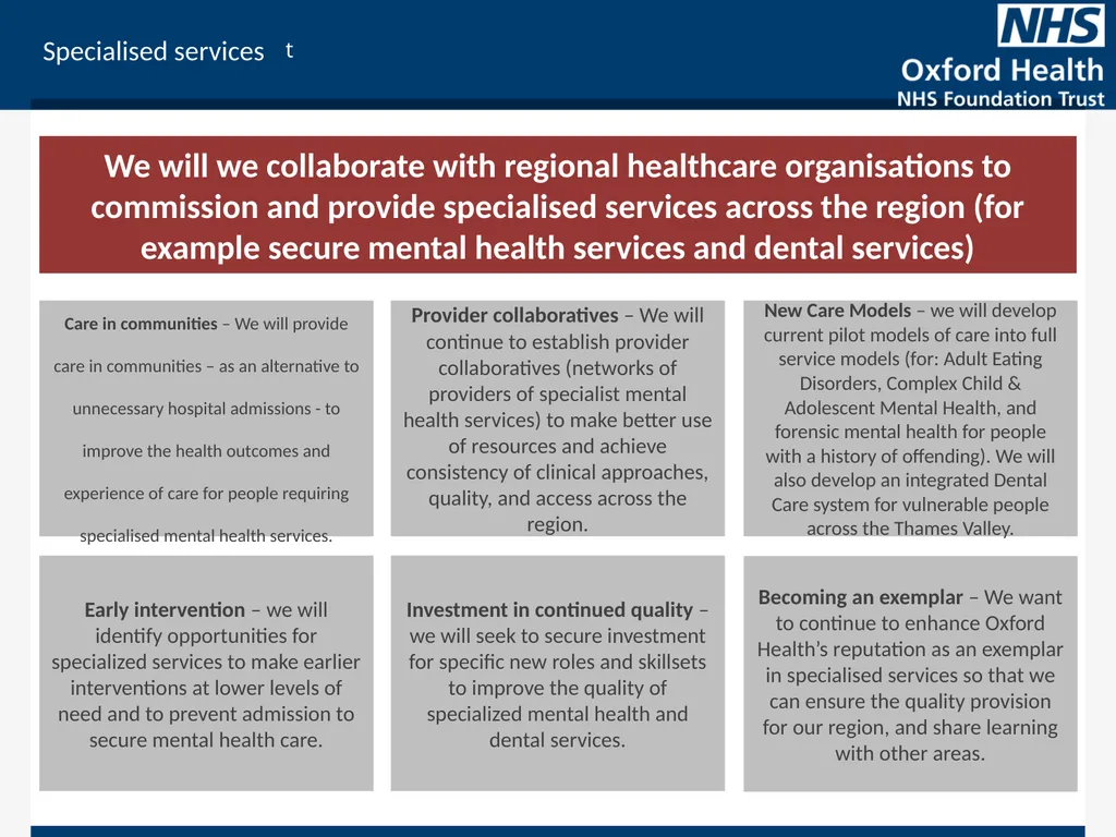 Strategic objectives Physical health We will - slide 6 of 11