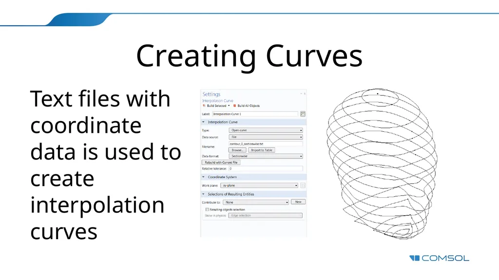 Importing Curve Data and Lofting a Solid - slide 4 of 10
