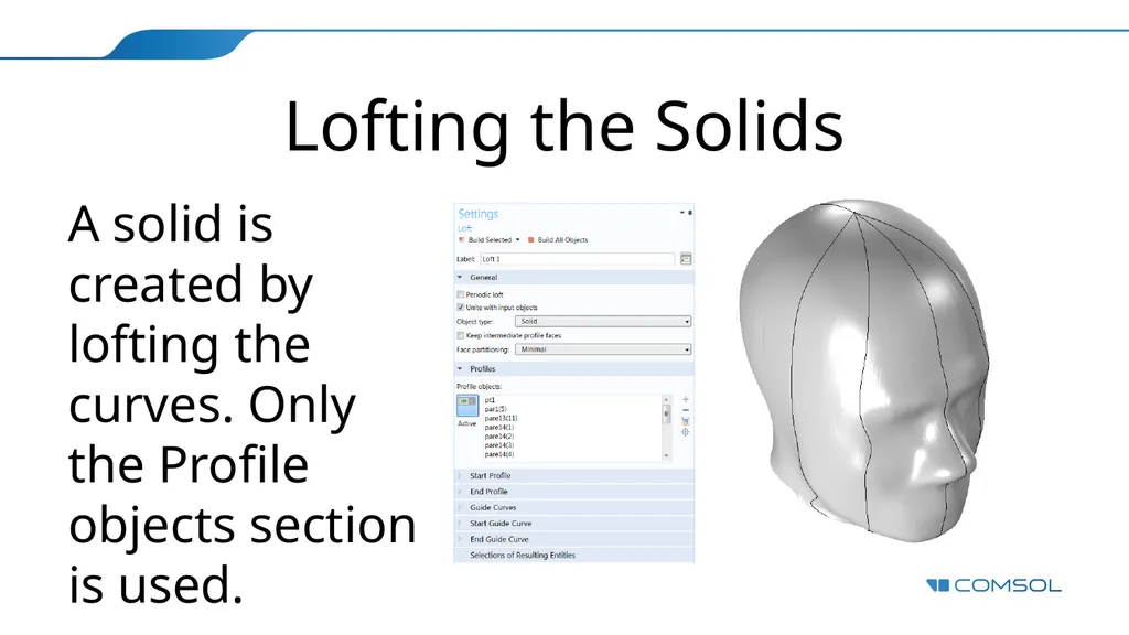 Importing Curve Data and Lofting a Solid - slide 9 of 10