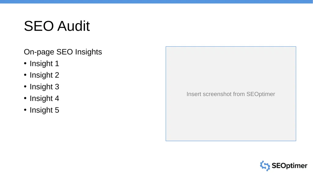 Digital Marketing Audit Insert Client Name Insert - slide 9 of 22