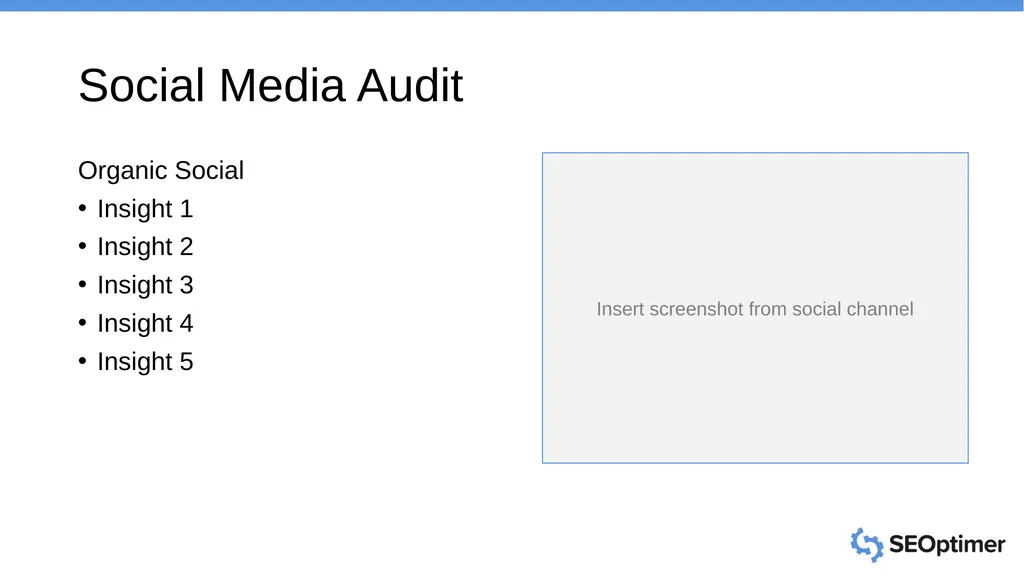 Digital Marketing Audit Insert Client Name Insert - slide 12 of 22