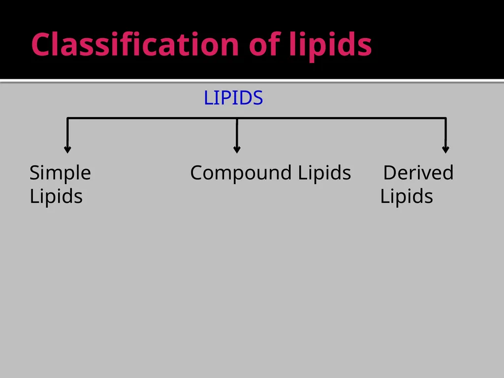 Brain Lipids Dr. Mohammed Vaseem Classification of - slide 2 of 23
