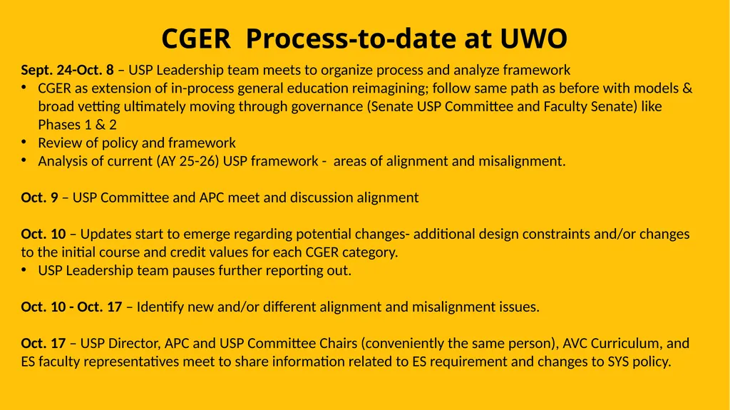 ACT 15: Core General Education Requirements (CGER) - slide 3 of 8