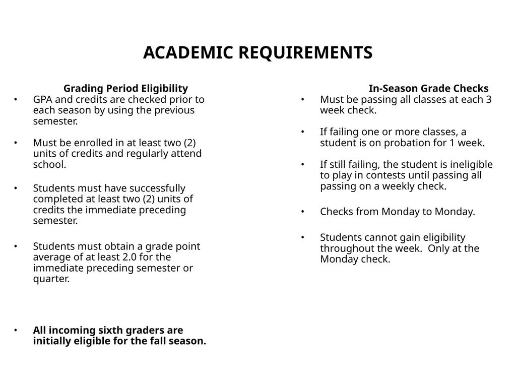 WHAT PARENTS NEED TO KNOW ABOUT ATHLETICS IN THE - slide 10 of 29