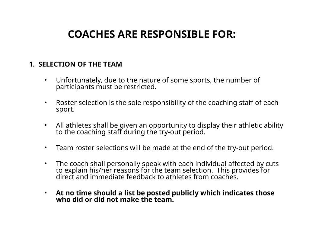 WHAT PARENTS NEED TO KNOW ABOUT ATHLETICS IN THE - slide 23 of 29