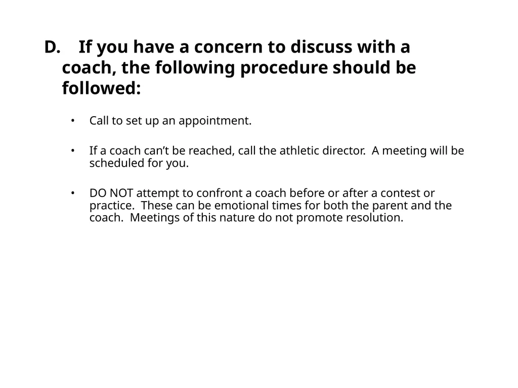 WHAT PARENTS NEED TO KNOW ABOUT ATHLETICS IN THE - slide 28 of 29