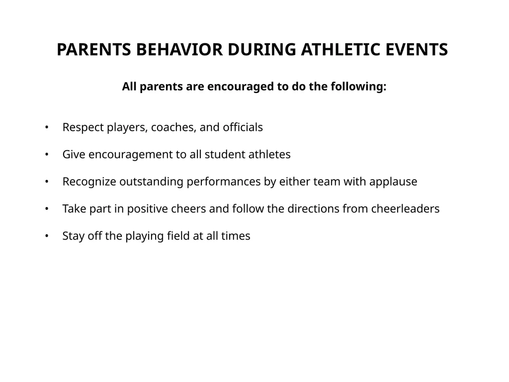 WHAT PARENTS NEED TO KNOW ABOUT ATHLETICS IN THE - slide 20 of 29