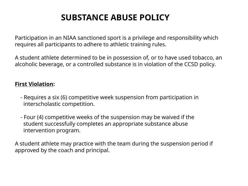 WHAT PARENTS NEED TO KNOW ABOUT ATHLETICS IN THE - slide 12 of 29
