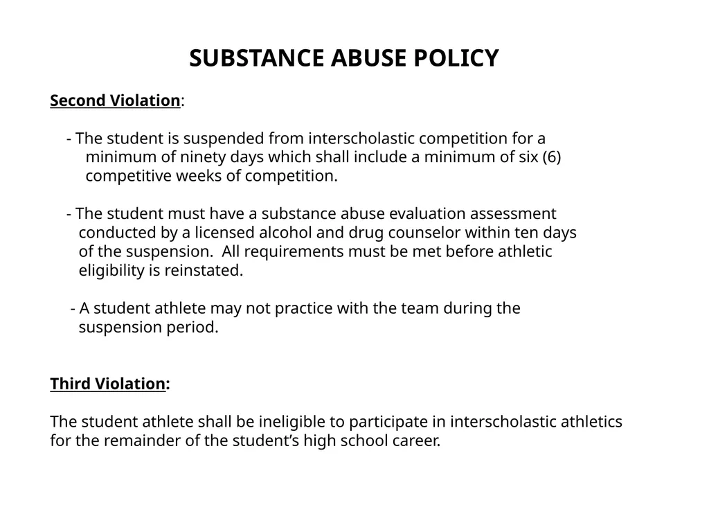 WHAT PARENTS NEED TO KNOW ABOUT ATHLETICS IN THE - slide 13 of 29