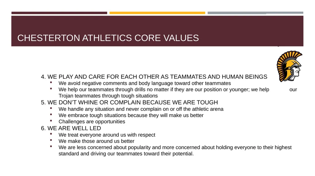 CHESTERTON TROJANS ATHLETIC PARENT MEETING CHS - slide 5 of 26