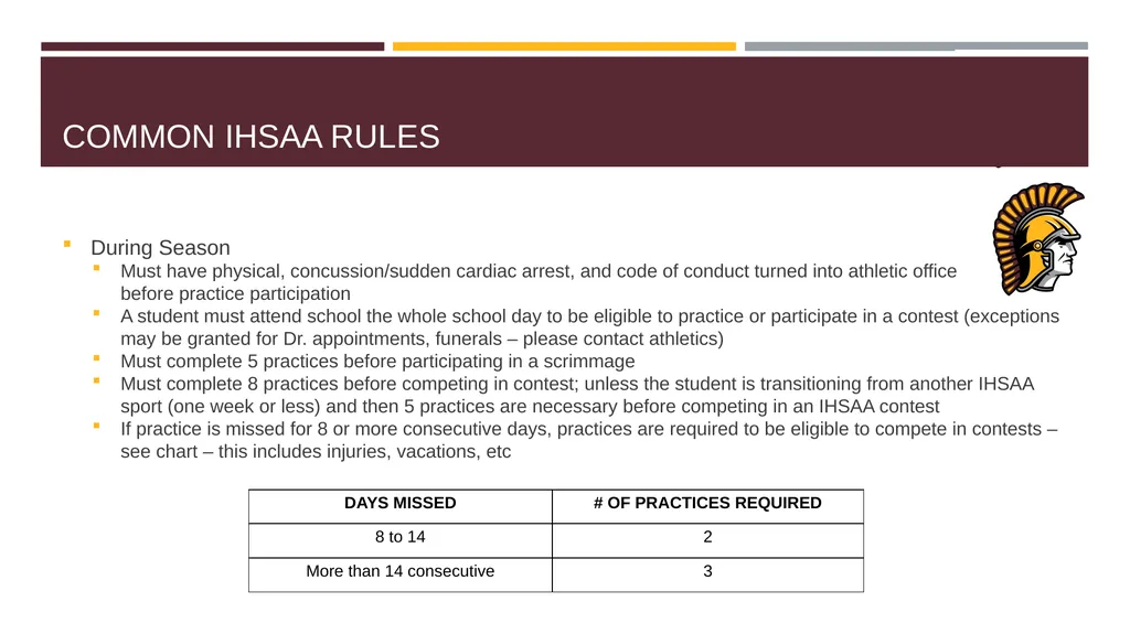 CHESTERTON TROJANS ATHLETIC PARENT MEETING CHS - slide 17 of 26