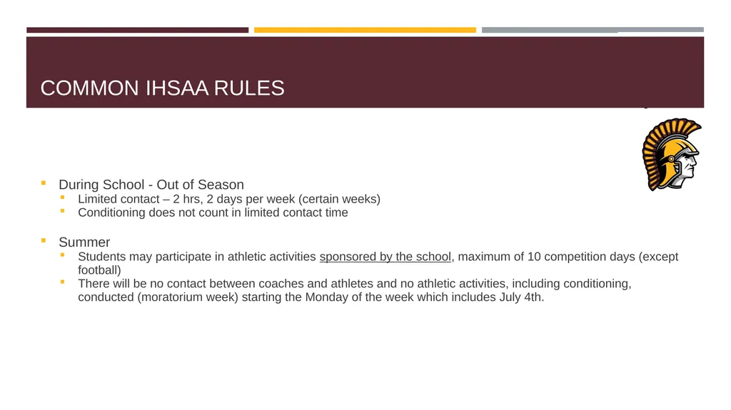 CHESTERTON TROJANS ATHLETIC PARENT MEETING CHS - slide 18 of 26