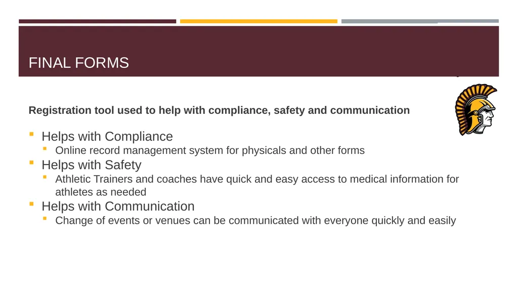 CHESTERTON TROJANS ATHLETIC PARENT MEETING CHS - slide 15 of 26