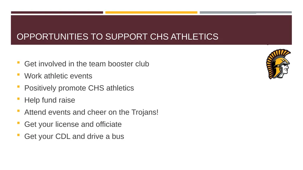 CHESTERTON TROJANS ATHLETIC PARENT MEETING CHS - slide 7 of 26