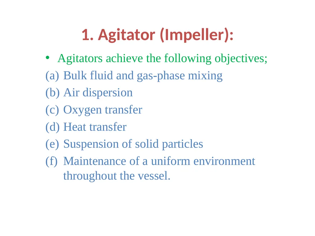 Lecture 5 Fermenter types FE308- Fermentation - slide 13 of 36