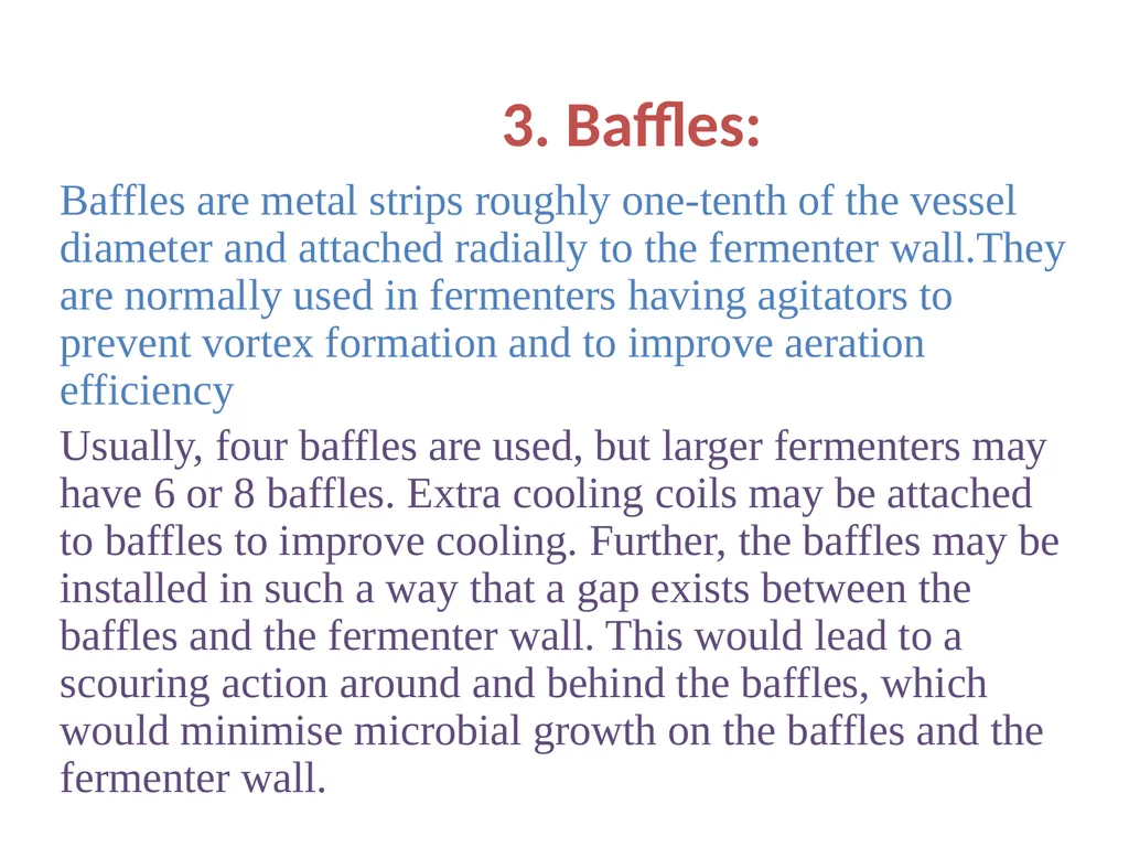 Lecture 5 Fermenter types FE308- Fermentation - slide 17 of 36