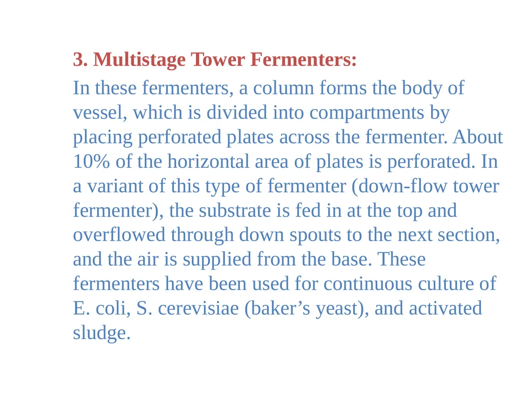 Lecture 5 Fermenter types FE308- Fermentation - slide 33 of 36