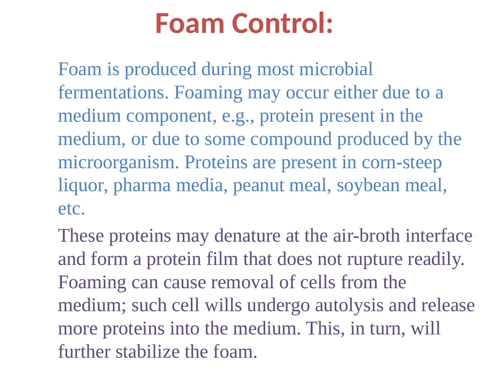Lecture 5 Fermenter types FE308- Fermentation - slide 22 of 36