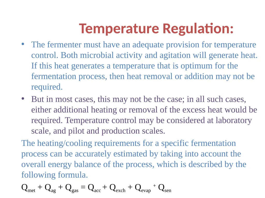 Lecture 5 Fermenter types FE308- Fermentation - slide 20 of 36