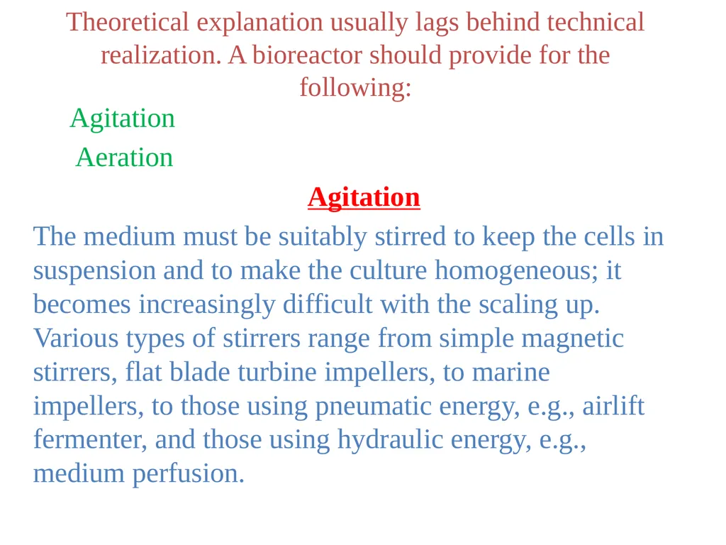 Lecture 5 Fermenter types FE308- Fermentation - slide 11 of 36
