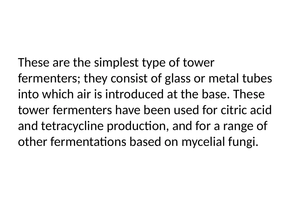 Lecture 5 Fermenter types FE308- Fermentation - slide 36 of 36