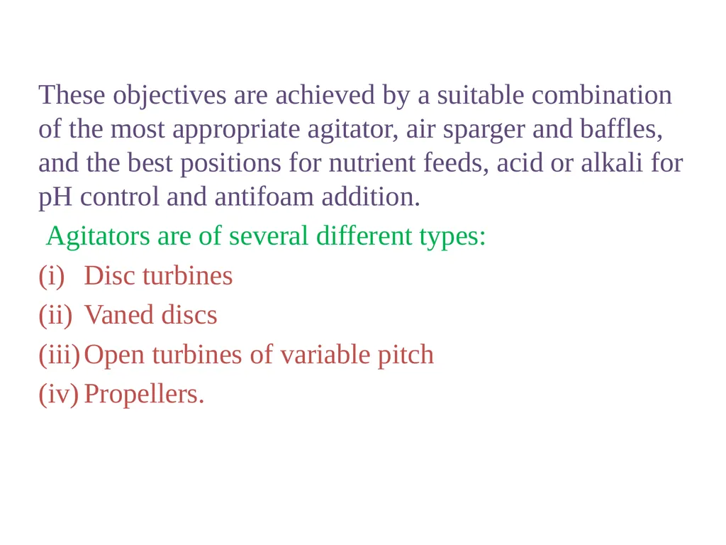 Lecture 5 Fermenter types FE308- Fermentation - slide 14 of 36