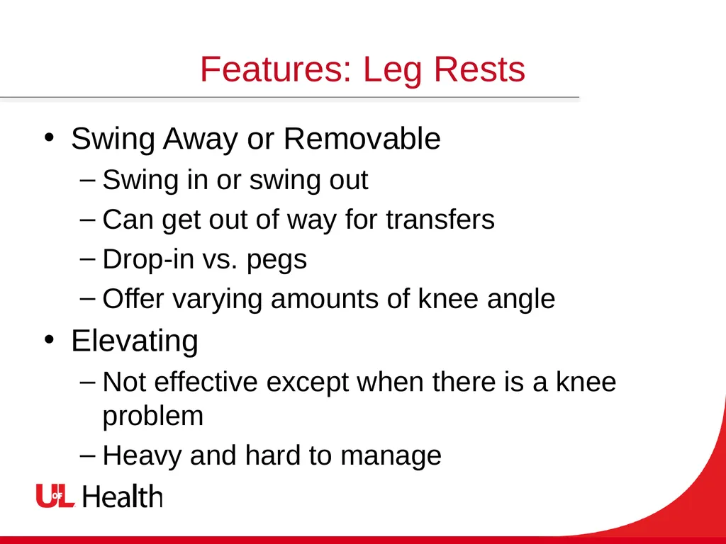 Introduction to Wheelchairs and Seating Spinal - slide 9 of 36