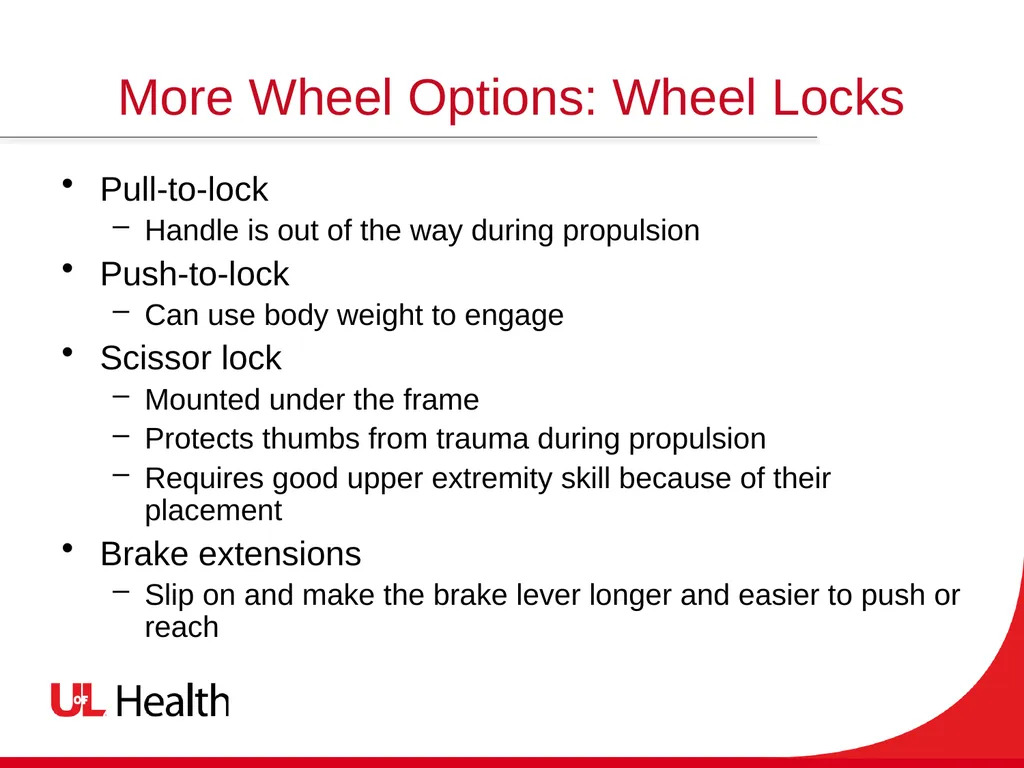 Introduction to Wheelchairs and Seating Spinal - slide 23 of 36