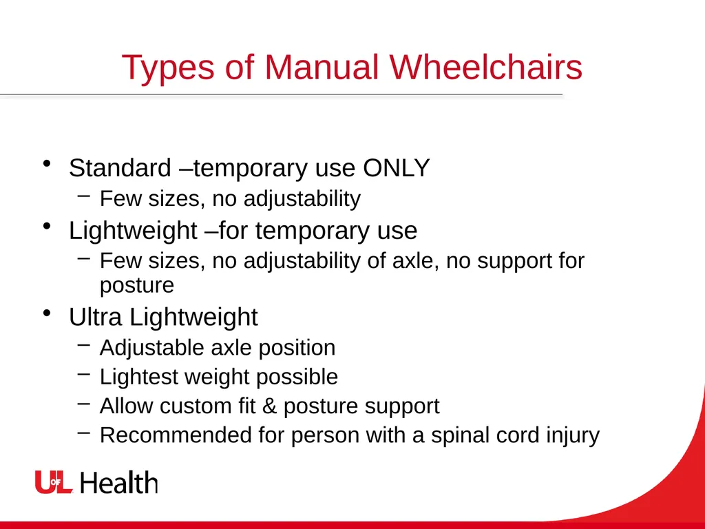 Introduction to Wheelchairs and Seating Spinal - slide 3 of 36