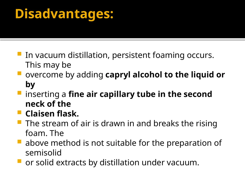 Vacuum Distillation Dr. Garima Joshi, Assistant - slide 5 of 13