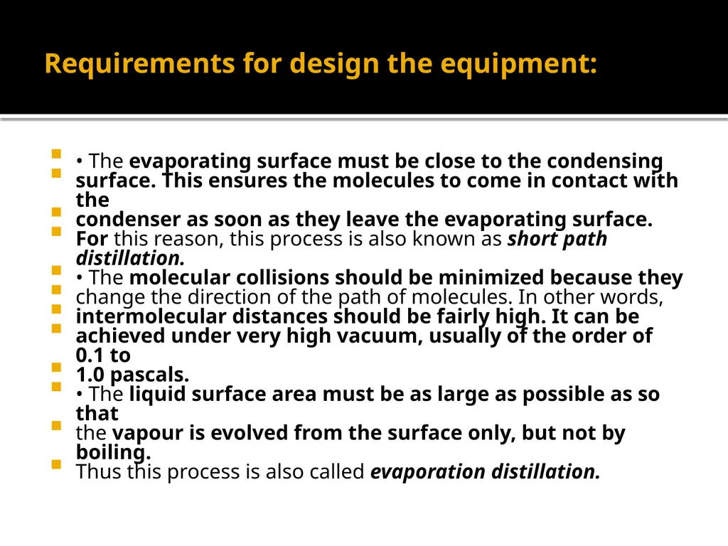 Vacuum Distillation Dr. Garima Joshi, Assistant - slide 9 of 13