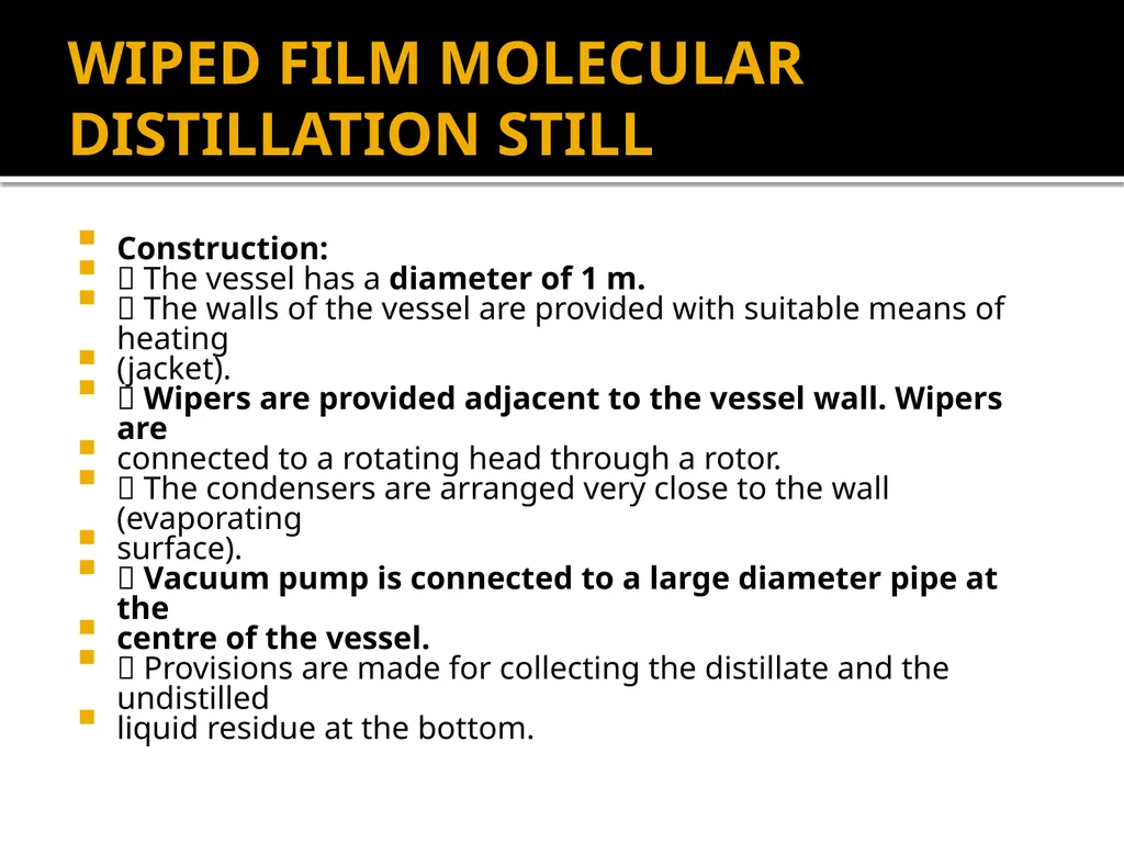 Vacuum Distillation Dr. Garima Joshi, Assistant - slide 12 of 13