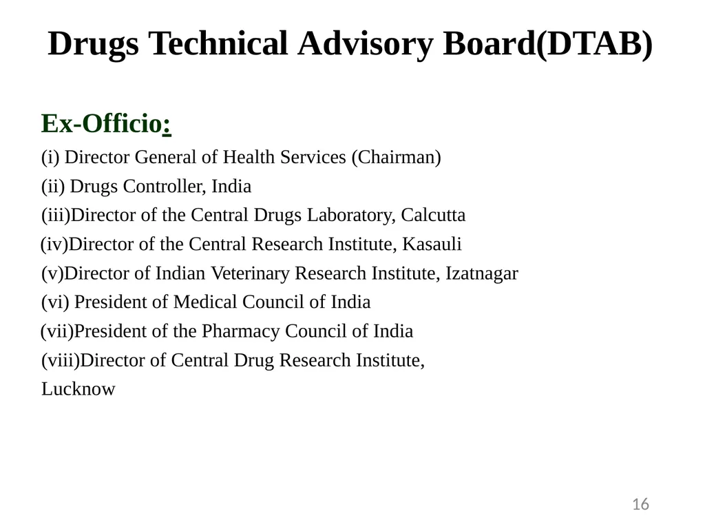 Drugs and Cosmetics Act 1940 1 Contents - slide 16 of 49