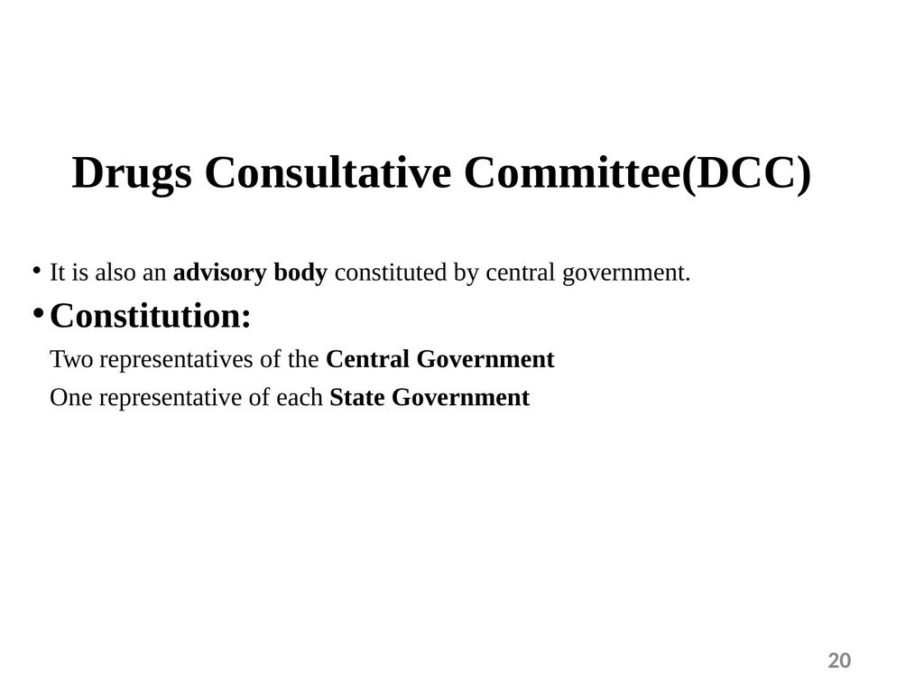 Drugs and Cosmetics Act 1940 1 Contents - slide 20 of 49