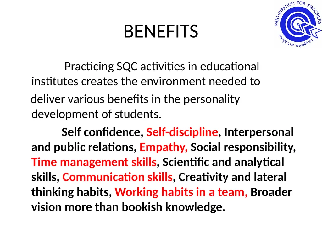 Quality Circle Forum Of India Hyderabad Chapter - slide 31 of 48