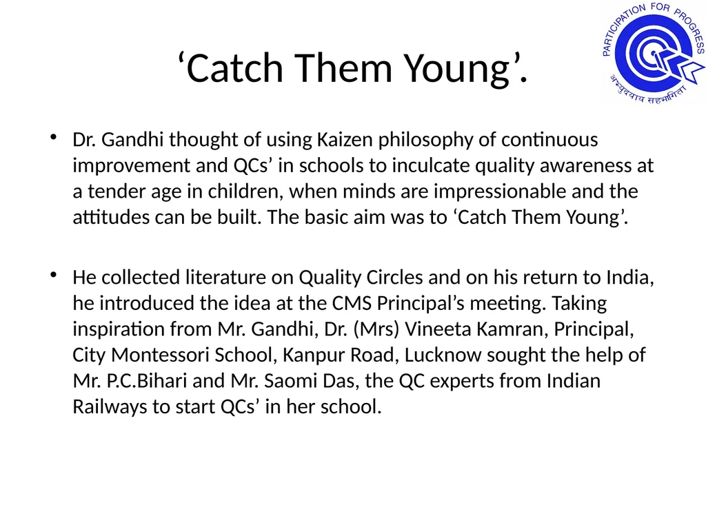Quality Circle Forum Of India Hyderabad Chapter - slide 5 of 48