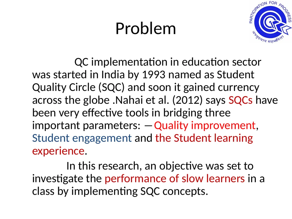 Quality Circle Forum Of India Hyderabad Chapter - slide 27 of 48