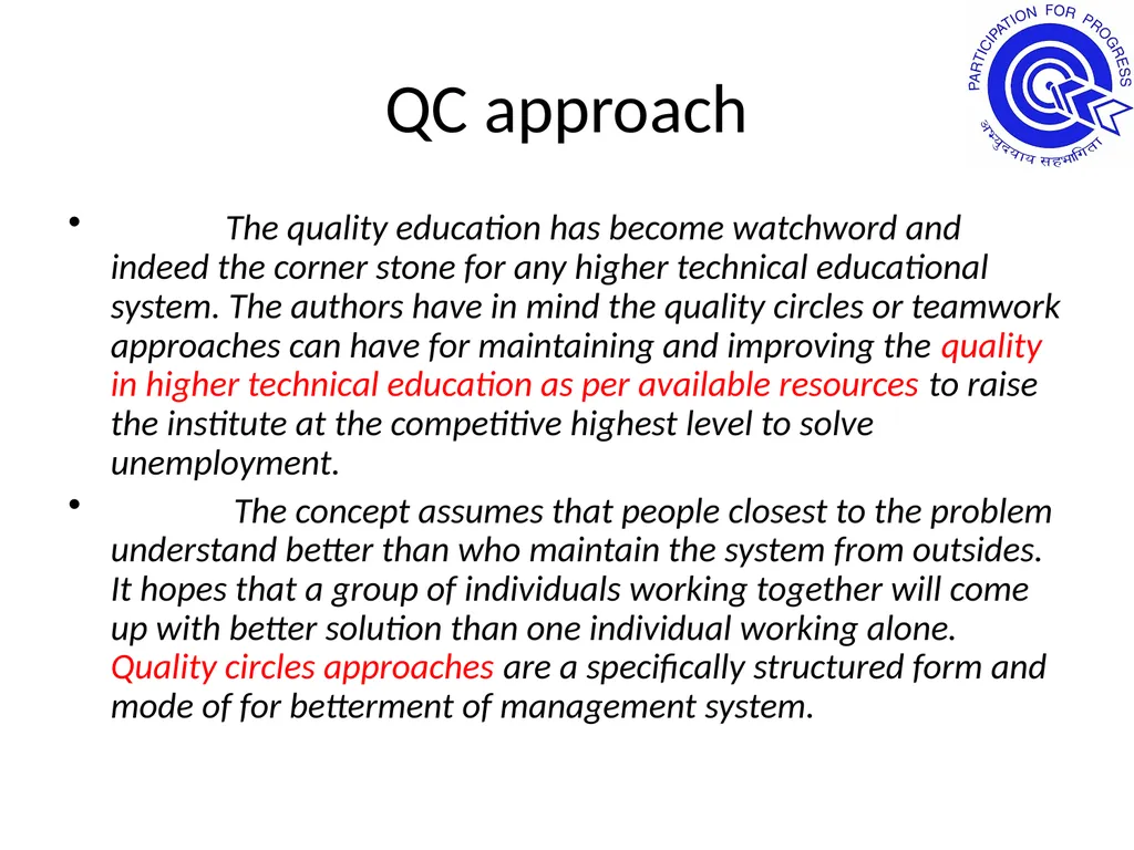 Quality Circle Forum Of India Hyderabad Chapter - slide 14 of 48