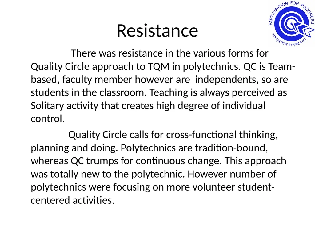 Quality Circle Forum Of India Hyderabad Chapter - slide 45 of 48