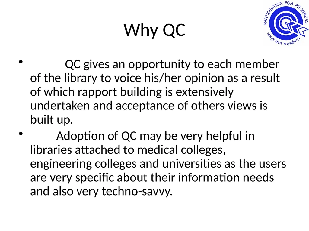 Quality Circle Forum Of India Hyderabad Chapter - slide 42 of 48